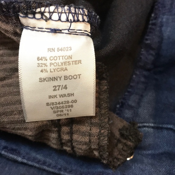 39 Gap skinny boot jeans w/stretch Size 4 - Picture 6 of 6